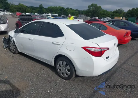 2015 Toyota Corolla Le из США, поврежденный, VIN 5YFBURHE0FP272841